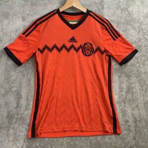 Adidas Jersey Youth XL Mexico National Soccer Red 2014 World Cup Climacool *FLAW